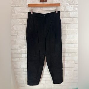 Gianni Santangelo Leather pleated lux Pants – Size 12 #2001